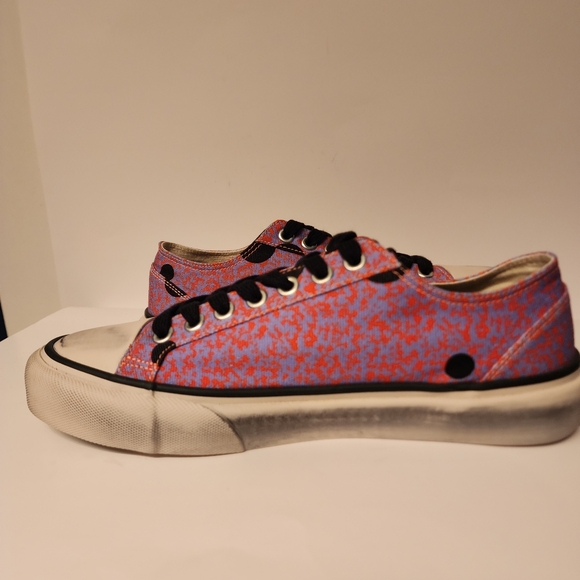 ARTICLE NO. 1007 Low-top Vulcanized Sneaker Purple/Red Men's Size 8 - Picture 9 of 11